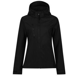 Regatta Womens/Ladies Venturer 3 Layer  Soft Shell Jacket / Black